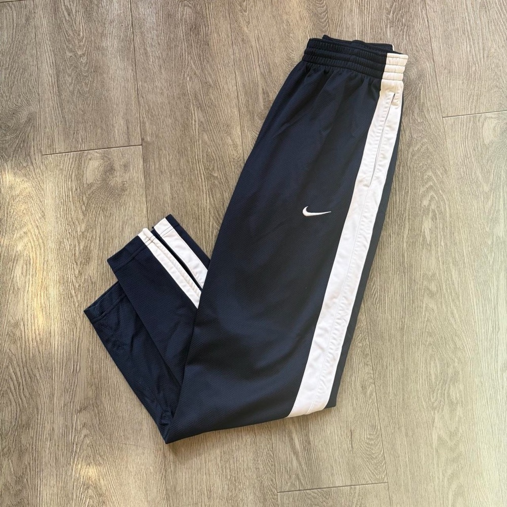 Nike Kids Navy and White Joggers
